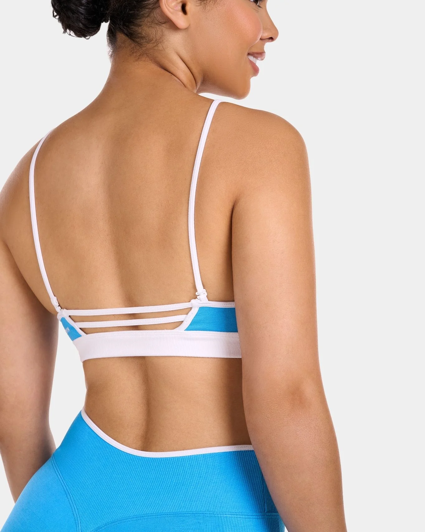 Multiway Rewind V-Edge Bra | Sky Blue - Image 4